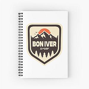 Bon Iver 33 "God" Spiral Notebook