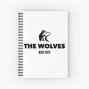 Bon Iver The Wolves Spiral Notebook