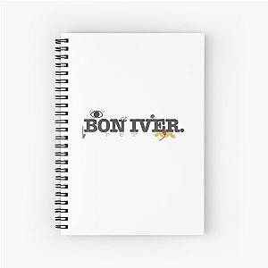 BON IVER LOGO Spiral Notebook