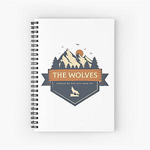 Bon Iver The Wolves Spiral Notebook