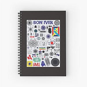 Bon Iver Fall Tour-- Spiral Notebook