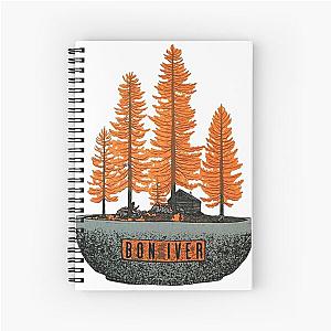 Bon Iver Vintage Spiral Notebook