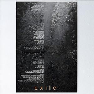 Exile Taylor Swift Bon Iver Folklore Poster