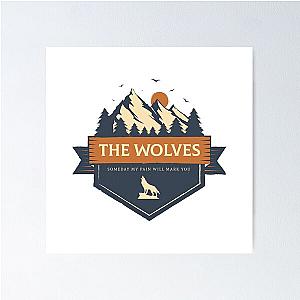 Bon Iver The Wolves Poster