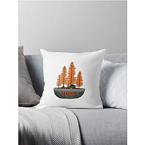 Bon Iver Vintage Throw Pillow