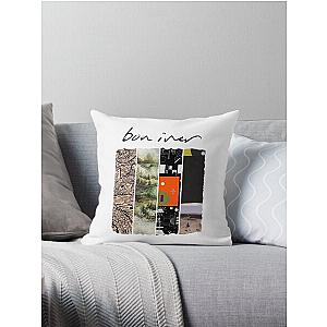 Bon iver - Discography Throw Pillow