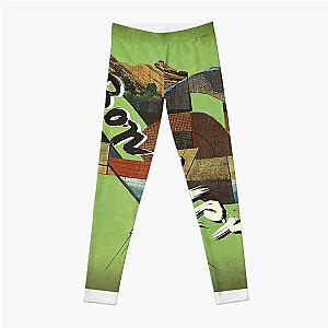 Flume Never Be Like You Bon Iver Retro Leggings