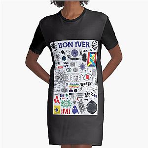 Bon Iver Fall Tour-- Graphic T-Shirt Dress