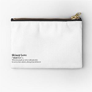 Bon Iver Aesthetic Love Quote Lyrics Zipper Pouch