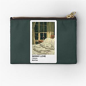 "Skinny Love" Bon Iver Pantone Card Zipper Pouch