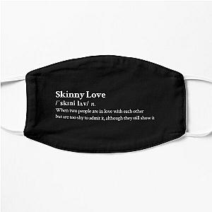 Bon Iver Aesthetic Love Quote Lyrics Black Flat Mask