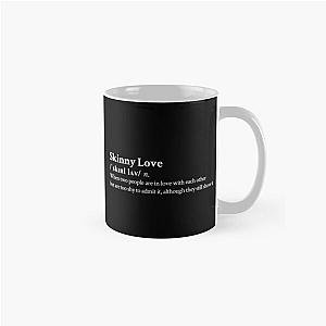 Bon Iver Aesthetic Love Quote Lyrics Black Classic Mug