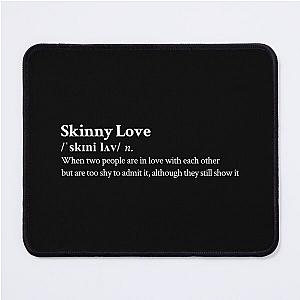 Bon Iver Aesthetic Love Quote Lyrics Black Mouse Pad