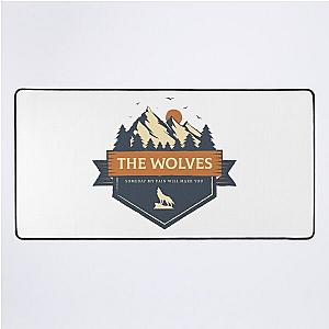 Bon Iver The Wolves Desk Mat