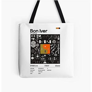 Bon Iver - 22, A Million All Over Print Tote Bag