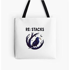 Bon Iver Re: Stacks All Over Print Tote Bag