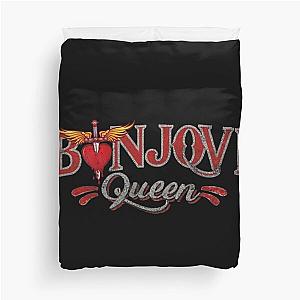 Vintage Reign: Bon Jovi Queen Edition. Duvet Cover