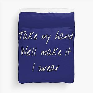 Bon Jovi lyrics - Livin’ On a Prayer    Duvet Cover