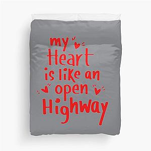 It’s my life bon jovi typography Duvet Cover