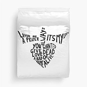 Bon Jovi - Songs  Duvet Cover