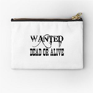 Bon Jovi Wanted Dead or Alive Zipper Pouch