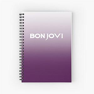 Bon Jovi Purple Pattern Spiral Notebook