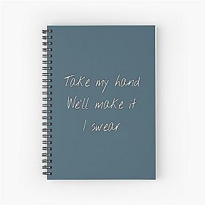 Bon Jovi lyrics - Livin’ On a Prayer    Spiral Notebook