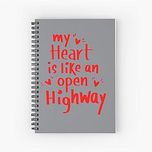 It’s my life bon jovi typography Spiral Notebook