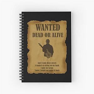 Bon Jovi Wanted Dead Or Alive Gift Fan Spiral Notebook