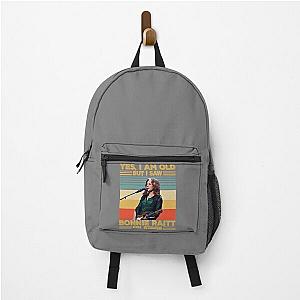 Retro Yes I'm Old But I Saw Bonnie Raitt On Stage Backpack