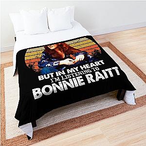 I May Look Like I'm Listening To You Bonnie Raitt Vintage Comforter