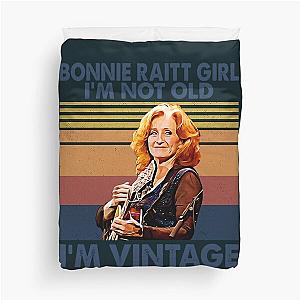 Retro Bonnie Raitt Girl I'm Not Old I'm Vintage  Duvet Cover