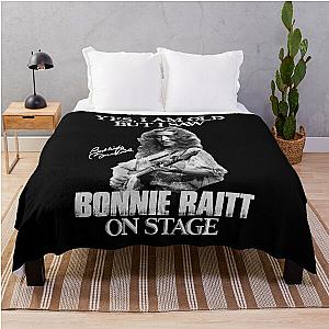 Yes I'm Old But I Saw Bonnie Raitt On Stage Throw Blanket