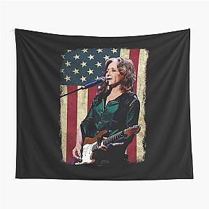 Vintage American Flag Bonnie Raitt Legend Tapestry