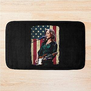 Vintage American Flag Bonnie Raitt Legend Bath Mat