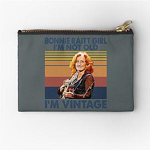 Retro Bonnie Raitt Girl I'm Not Old I'm Vintage  Zipper Pouch