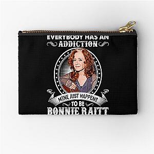 Everybody Has An Addiction Mine Just Happens To Be Bonnie Raitt Vintage Zipper Pouch