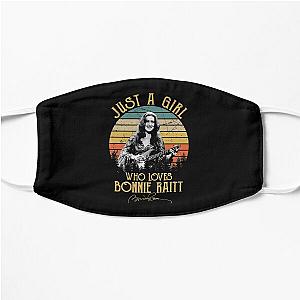 Just A Girl Who Loves Bonnie Raitt Vintage Flat Mask