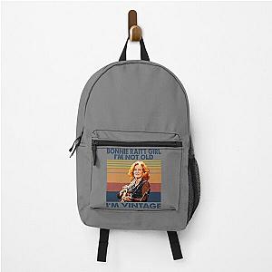 Retro Bonnie Raitt Girl I'm Not Old I'm Vintage  Backpack