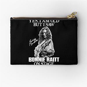 Yes I'm Old But I Saw Bonnie Raitt On Stage Zipper Pouch