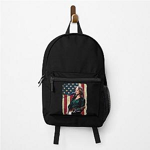 Vintage American Flag Bonnie Raitt Legend Backpack