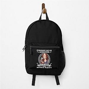 Everybody Has An Addiction Mine Just Happens To Be Bonnie Raitt Vintage Backpack