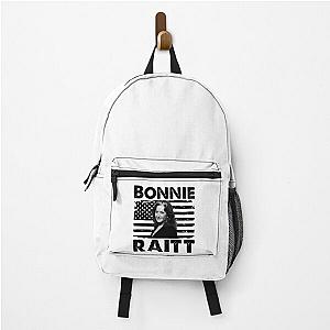 Retro American Flag Bonnie Raitt Music Gift Backpack