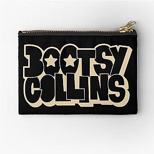 Bootsy Collins Funk Typography Design - Groovy and Legendary! Zipper Pouch