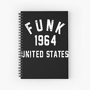 Funk 1964 bootsy Collins Tee 70S Funk Rock Band Spiral Notebook