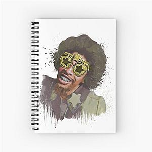 BOOTSY COLLINS Famous musician Portraits  Spiral Notebook