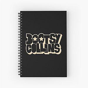 Bootsy Collins Funk Typography Design - Groovy and Legendary! Spiral Notebook