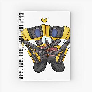 Borderlands Claptrap Hug Spiral Notebook