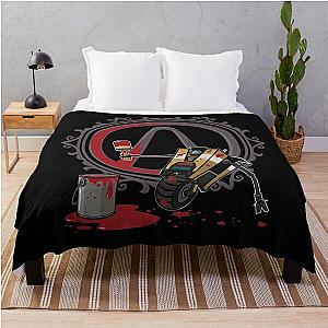 Borderlands Claptrap Painter Throw Blanket