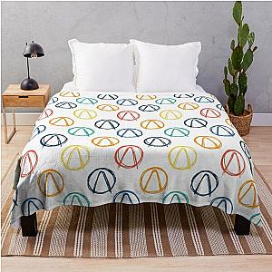 Borderlands Logo Pattern Throw Blanket